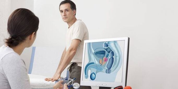 Homme à un rendez-vous chez le médecin